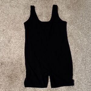 Ingrid+Isabel black maternity romper Short Maternity Unitard size medium